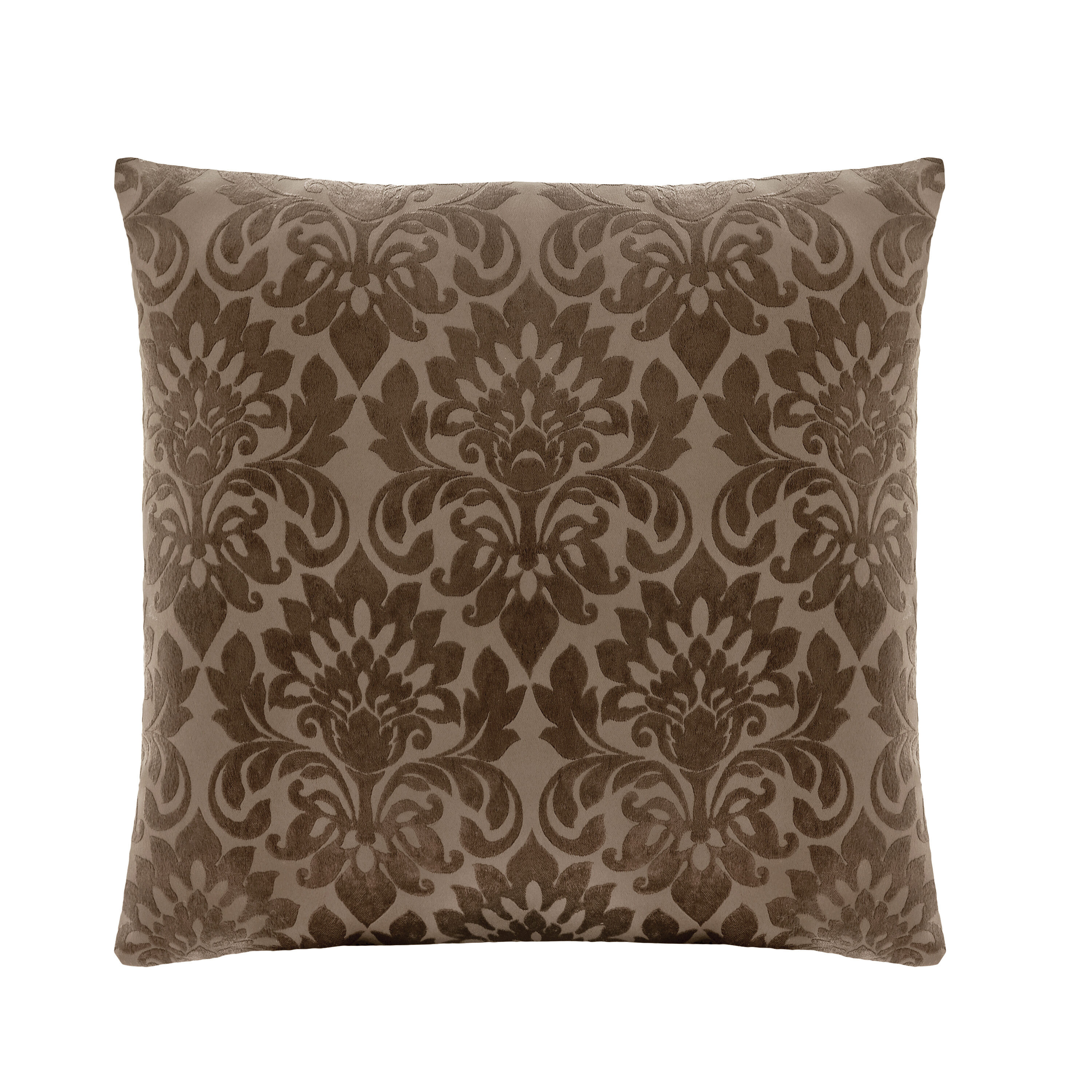 Achim Sutton 18-in x 18-in Brown Square Indoor Decorative Pillow Polyester | SUPW18BW06 | Lowe's