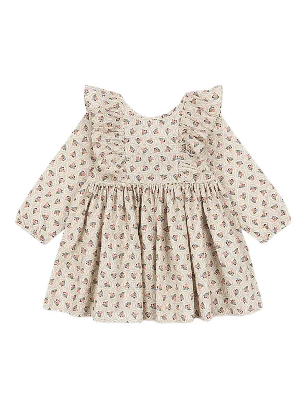 ruffled floral dress | Farfetch Global