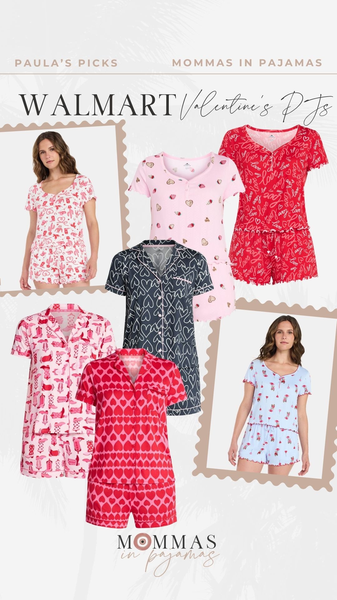 I am screaming about Walmart’s Valentine’s Day pajamas that just dropped. I always love the two piece collared set, but I can’t get over the ruffles on this henley top and shorts. 
Valentine’s Day pajamas, affordable pajamas  

#LTKHoliday #LTKPetite #LTKSeasonal