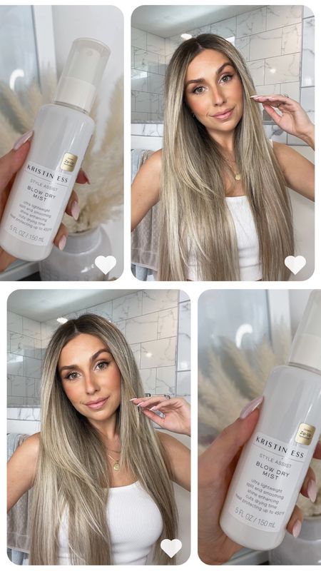 OBSESSED with the Kristin Ess Hair style assist blow dry mist!!! @Target  @kristinesshair #KristinEssPartner #KristinEssHair #Target #TargetPartner #TargetStyle #AD

#LTKunder50 #LTKstyletip #LTKbeauty