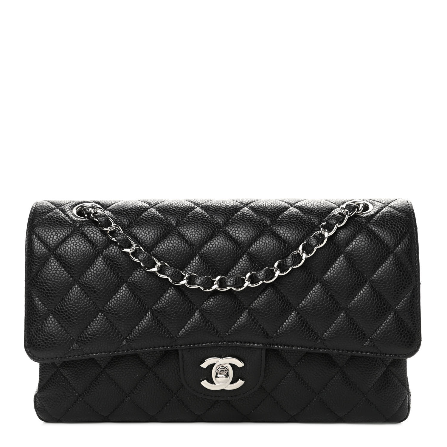 CHANEL

Caviar Quilted Medium Double Flap Black | Fashionphile