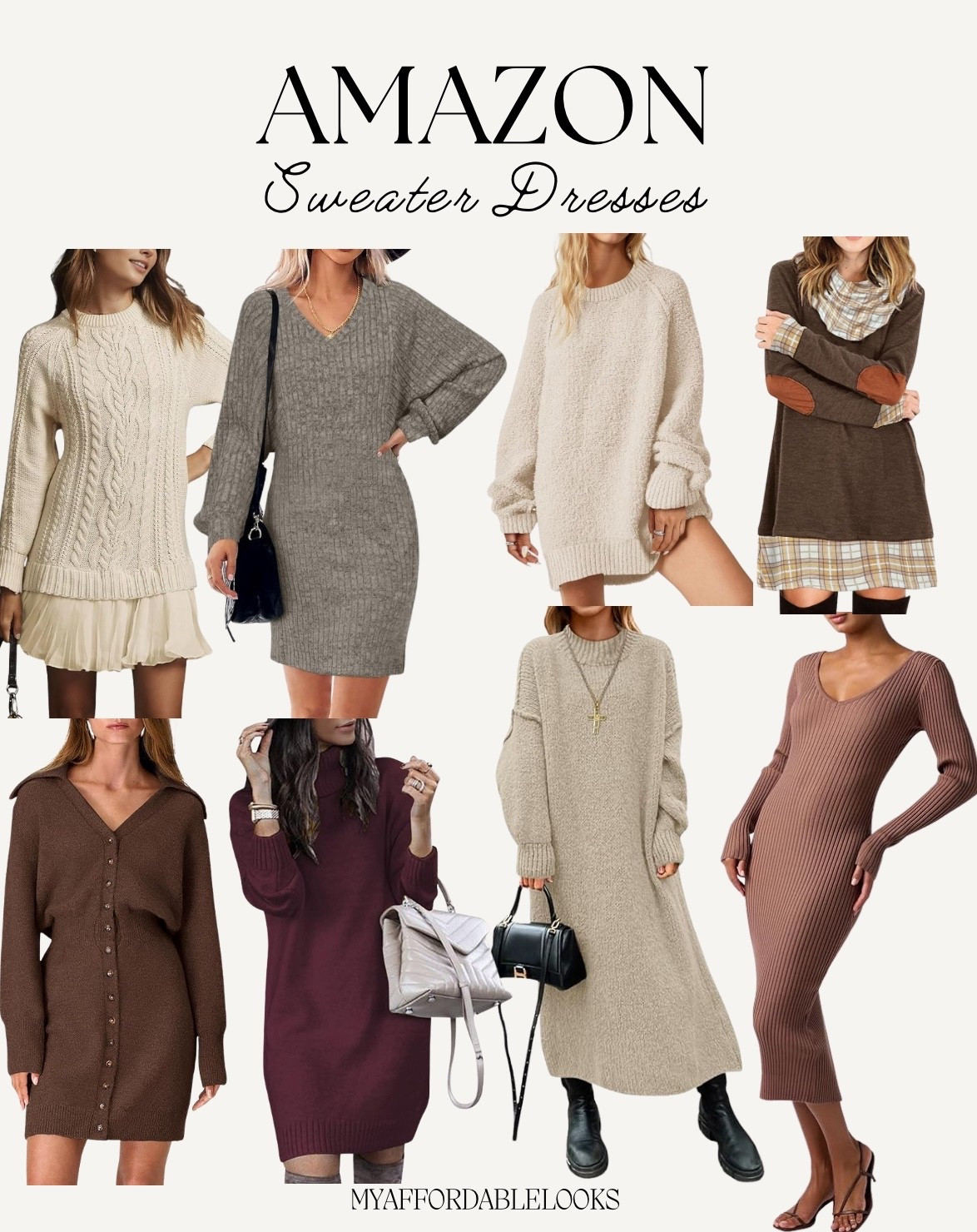 Amazon Sweater Dresses

#LTKSeasonal #LTKootd #LTKFindsUnder50