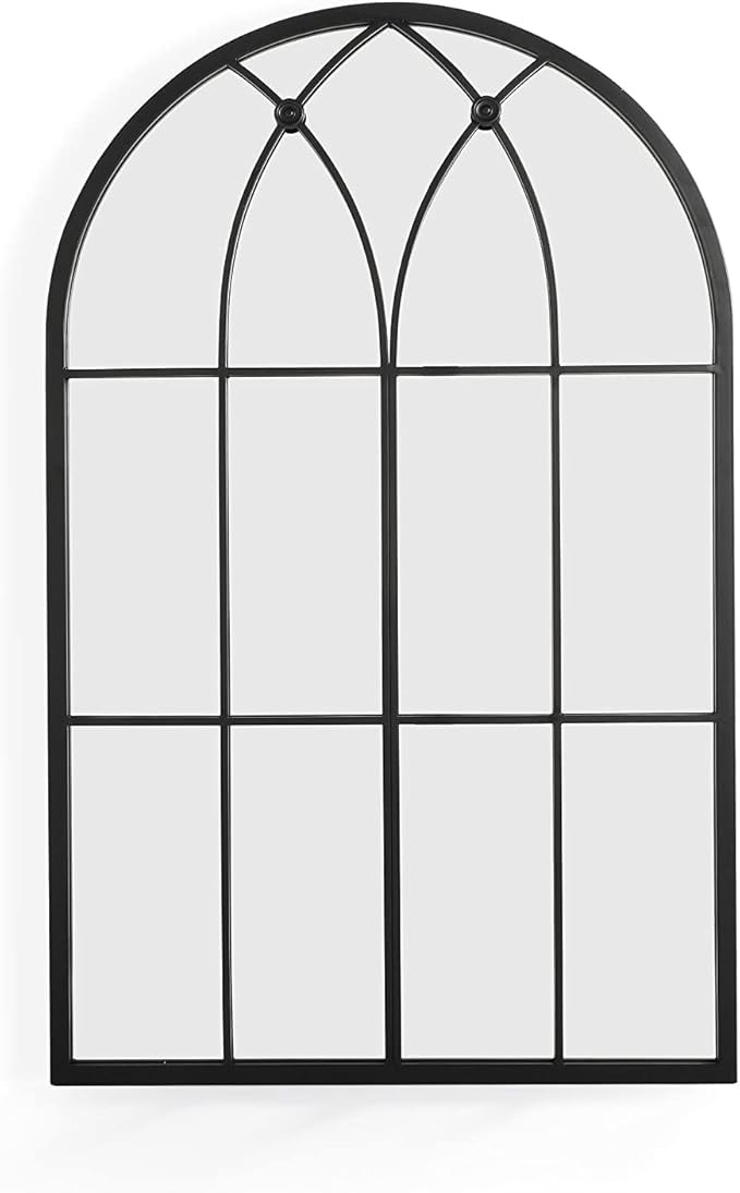 Wall Mirror 44 * 32 * 1.2 Black Classic Industrial | Amazon (US)