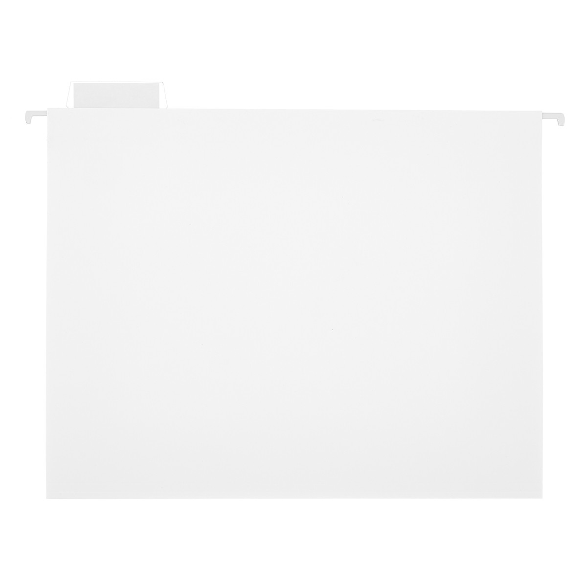 Letter-Size Hanging File Folder White Pkg/6 | The Container Store