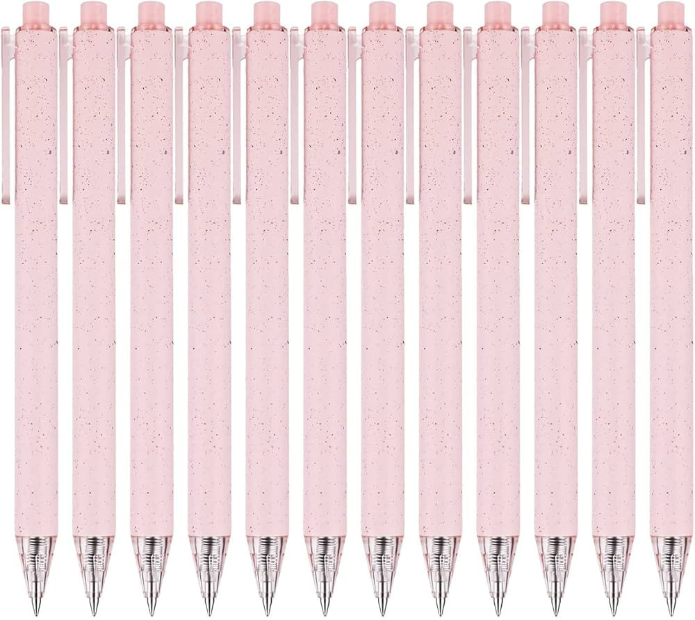 RIANCY 12 Pack Cute pen,0.5mm Fine tip fine point Pen Black gel ink Pens Quick Dry Ink Smooth Wri... | Amazon (US)