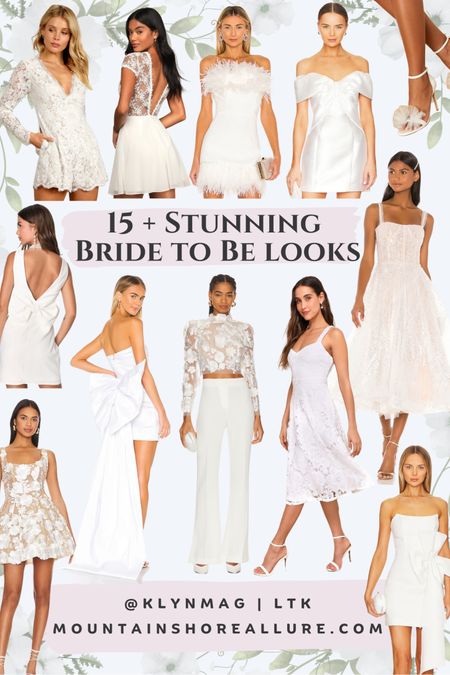 15+ Bride-to-Be Looks for a Fashion-Forward Wedding Weekend, Bridal Shower, and Bachelorette Party 👗🎉 


#BridalTrends #WeddingFashion wedding weekend outfits, white dress graduation, white dress summer, white dress classy, anniversary outfit, date night look

#LTKSeasonal #LTKparties #LTKwedding