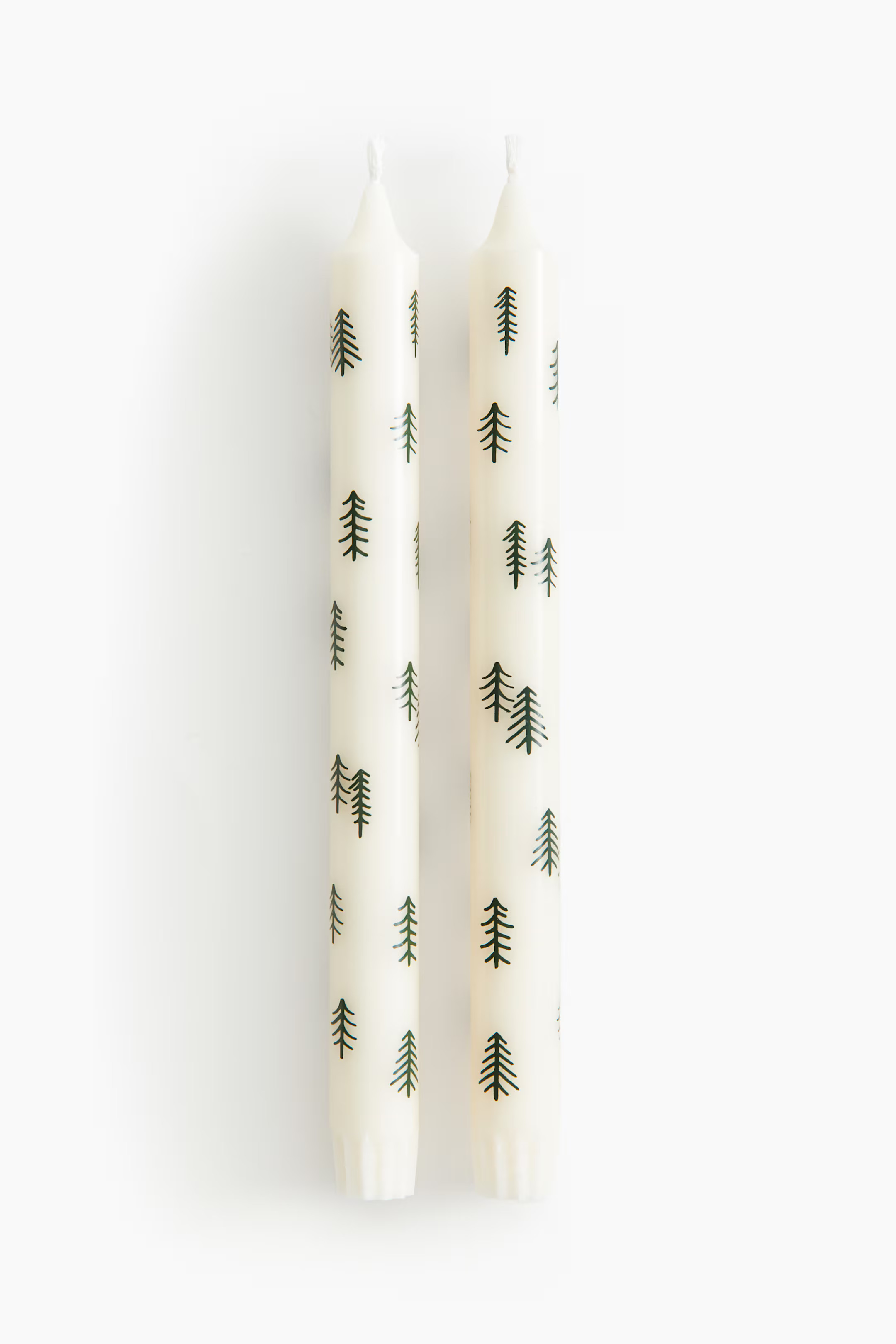 2-pack patterned candles | H&M (UK, MY, IN, SG, PH, TW, HK)