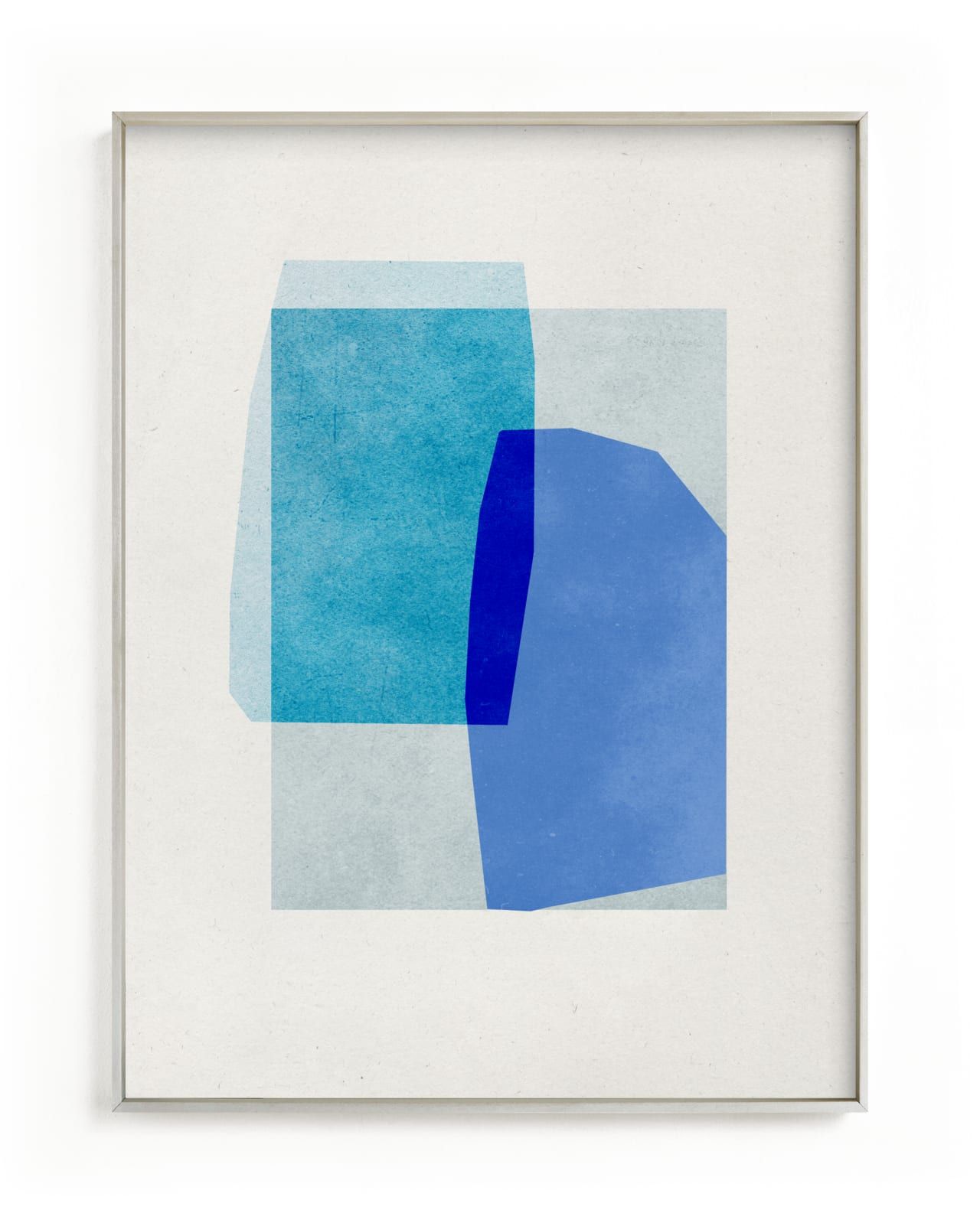 "blue abstraction" - Open Edition Fine Art Print by Sumak Studio. | Minted