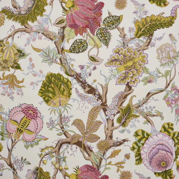Indian Arbre Floral Wallpaper | Wayfair North America