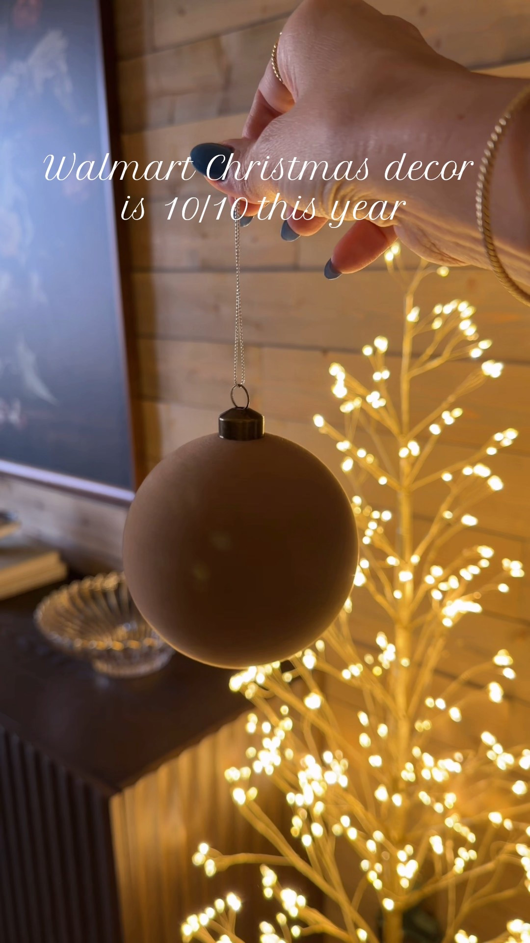 Walmart  Christmas decor is 10/10! Loving all of the brown tones!

#LTKSeasonal #LTKHome #LTKFindsUnder50