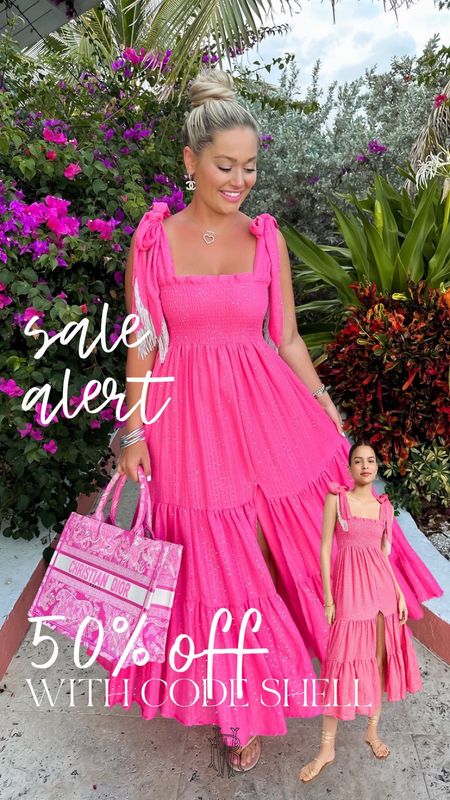 Summer pink maxi dress on sale 

#LTKunder50 #LTKstyletip #LTKsalealert