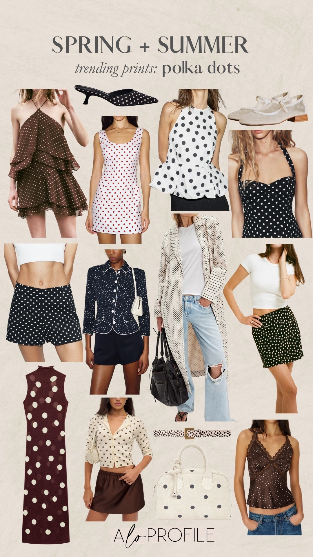 Trending Prints for Spring + Summer: Polka Dots // summer style, spring style, spring outfit, summer outfit, spring fashion, summer dresses, polka dot print, summer trends, trending prints for spring