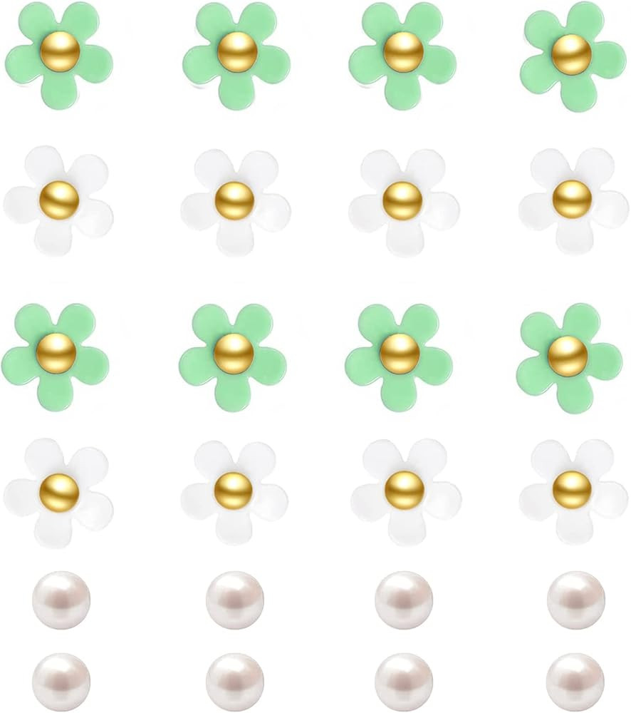 NEVEGE Flower Shoe Charms for Girls Cute Flower Designer Shoe Charms for Adults Teens Kids Kawaii... | Amazon (US)