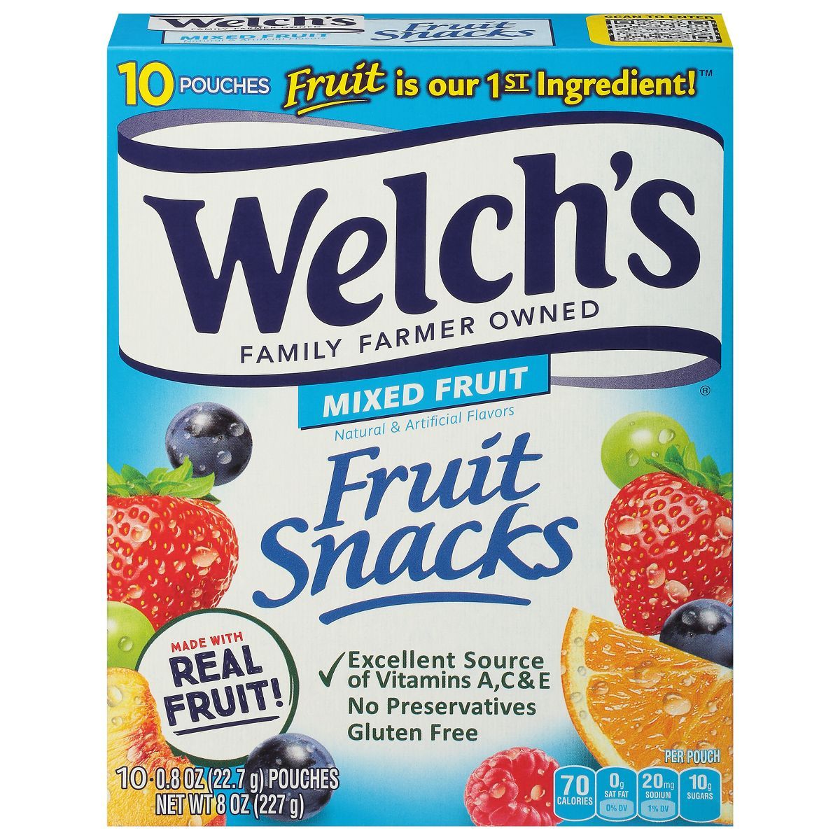 WELCH'S  Fruit Snacks Mixed Fruit - 8oz/10ct | Target