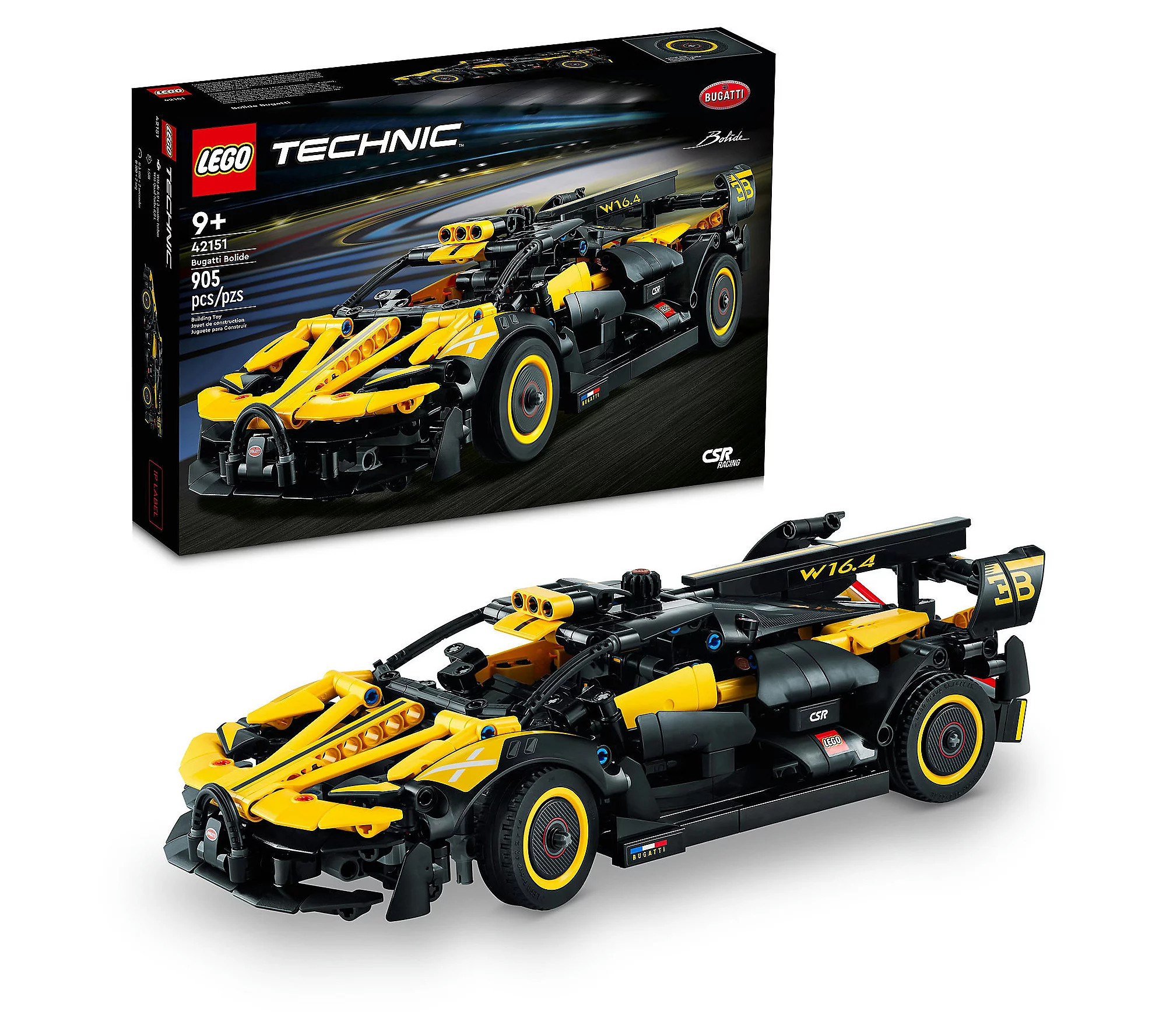 LEGO Technic Bugatti Bolide 42151 Building Set 905 Pcs | QVC
