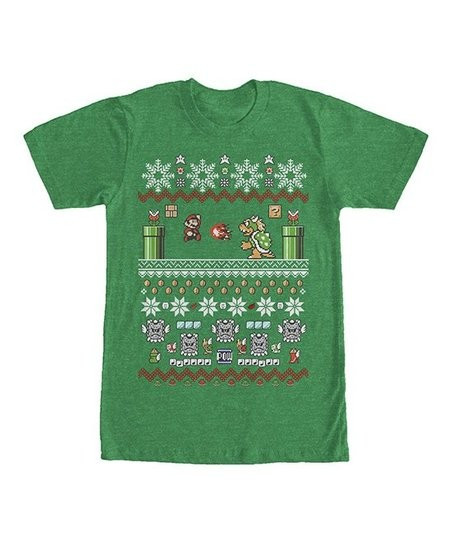Kelly Heather Mario Holiday Sweater  Tee - Men | Zulily