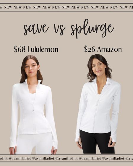 Save vs. splurge ✨ 

#lululemon
#amazon
#amazonfinds 
#affordablefinds 
#amazonfashion 

#LTKfindsunder100 #LTKActive #LTKfitness