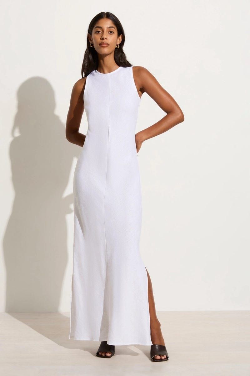 Valenza Maxi Dress White | Faithfull (AU)