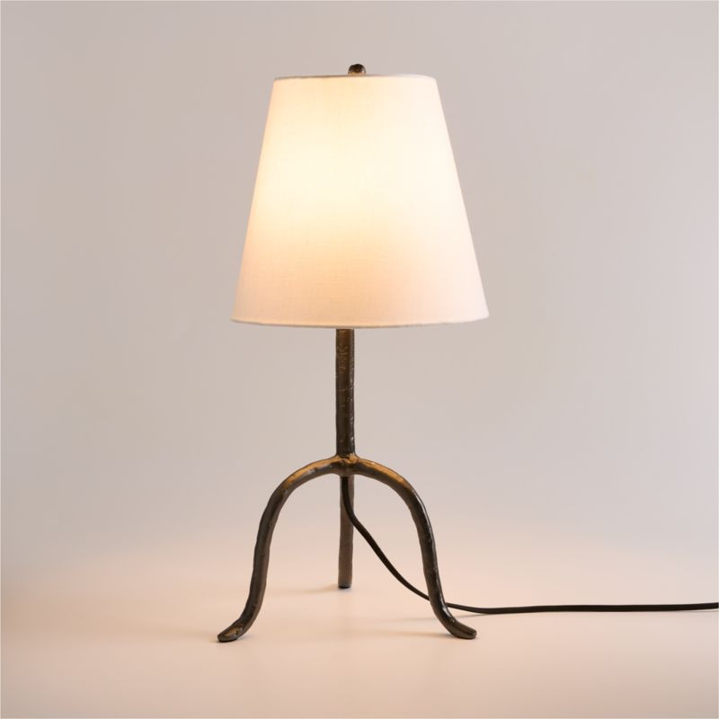 Cardiff Black Table Lamp 16.5" | Crate & Barrel | Crate & Barrel