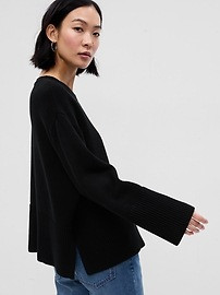 24/7 Split-Hem Crewneck Sweater | Gap (US)
