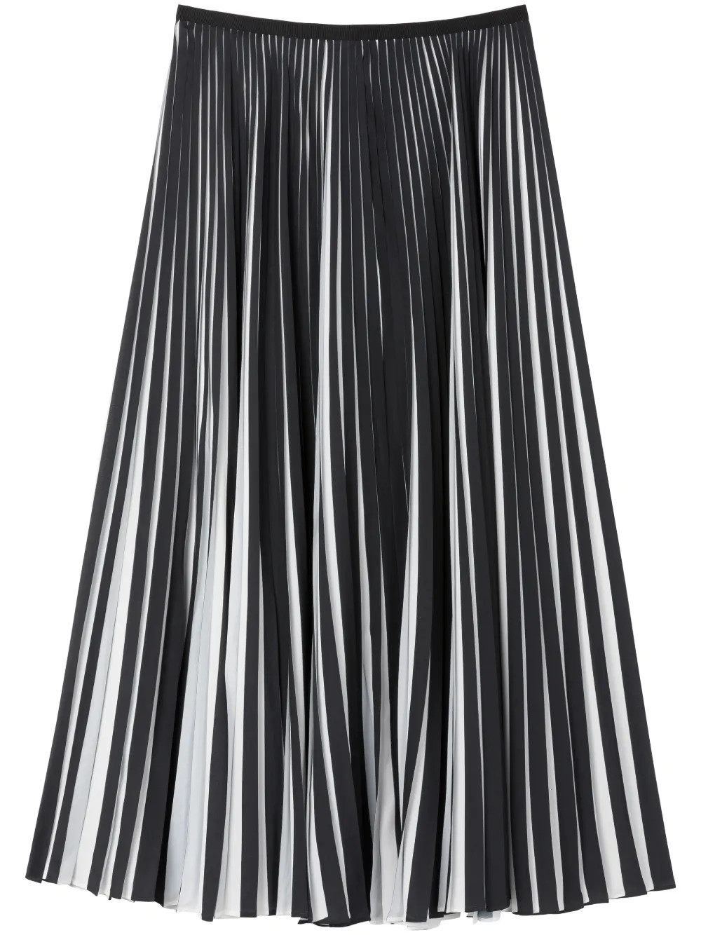 x Lutz Huelle 3D pleated midi skirt | Farfetch Global