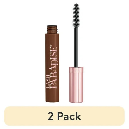(2 pack) L Oreal Paris Voluminous Lash Paradise Mascara Liquids Volumizing Latte Brown 0.28 fl oz | Walmart (US)