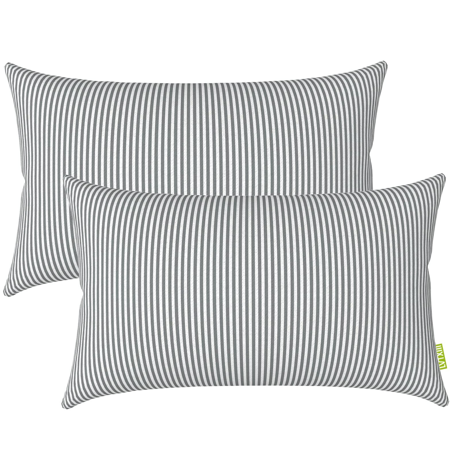 LVTXIII 12×20 Inch Outdoor Lumbar Pillows, Pack of 2 Water Repellent Lumbar Pillow with Inserts,... | Amazon (US)
