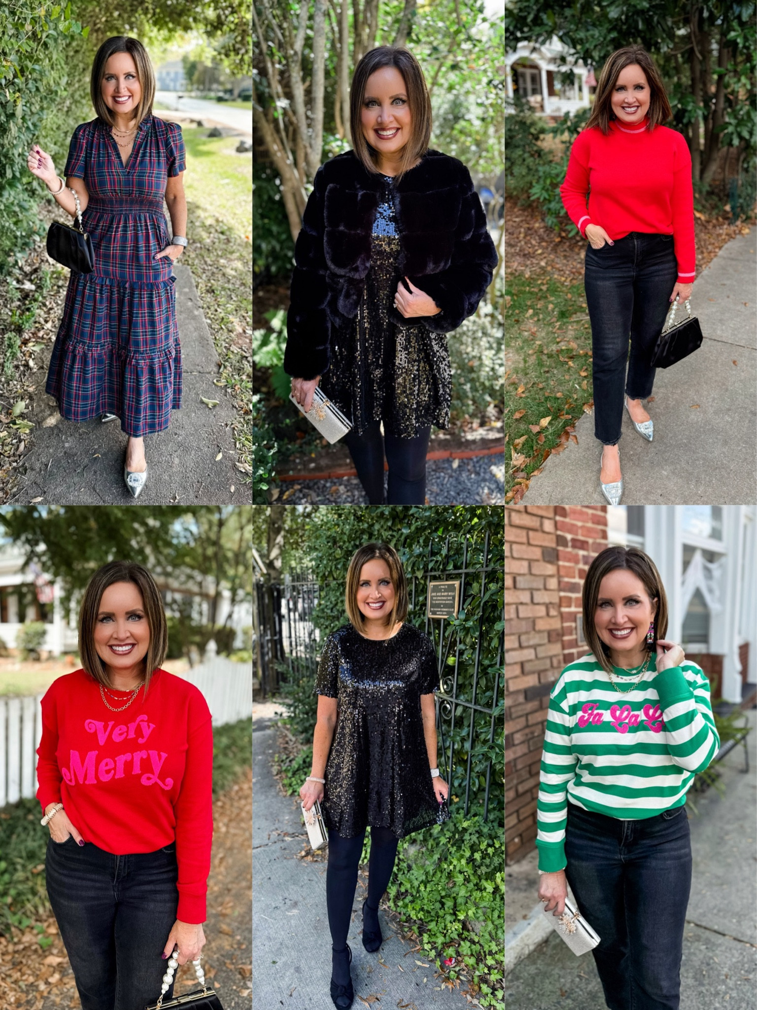 Avara holiday outfits 

Use code LAURA15 to save through 11/4

Wearing a small in dresses & sweaters, medium in sweatshirts & fur coat 

PJs run small - size up!

#LTKParties #LTKOver40 #LTKHoliday