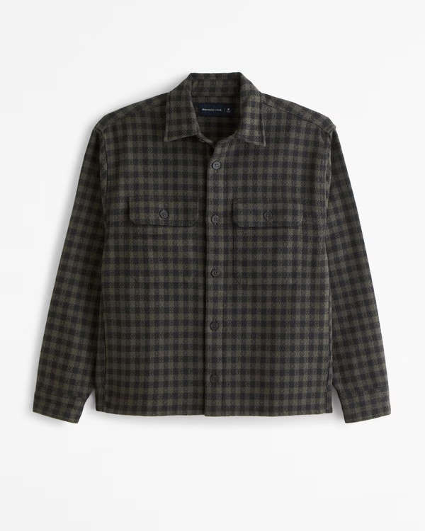 Flannel Shirt Jacket | Abercrombie & Fitch (US)