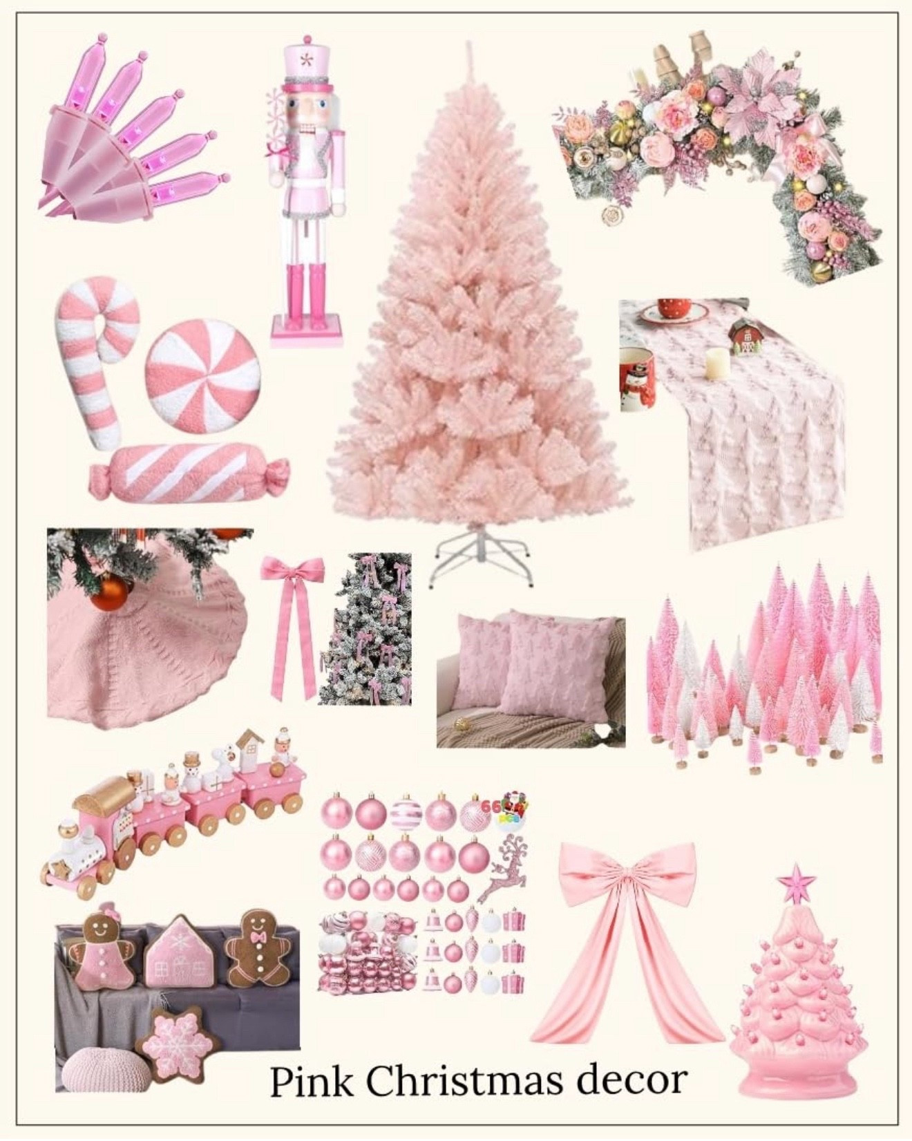 Pink Christmas decor for all my Christmas lovers who love all things, pink and Christmas decor is it awesome make great gifts as well

#LTKFindsUnder100 #LTKGiftGuide #LTKHoliday