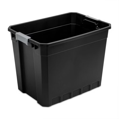 Sterilite Plastic Stacker Tote, Heavy Duty Lidded Storage Bin Container for Stackable Garage and ... | Target