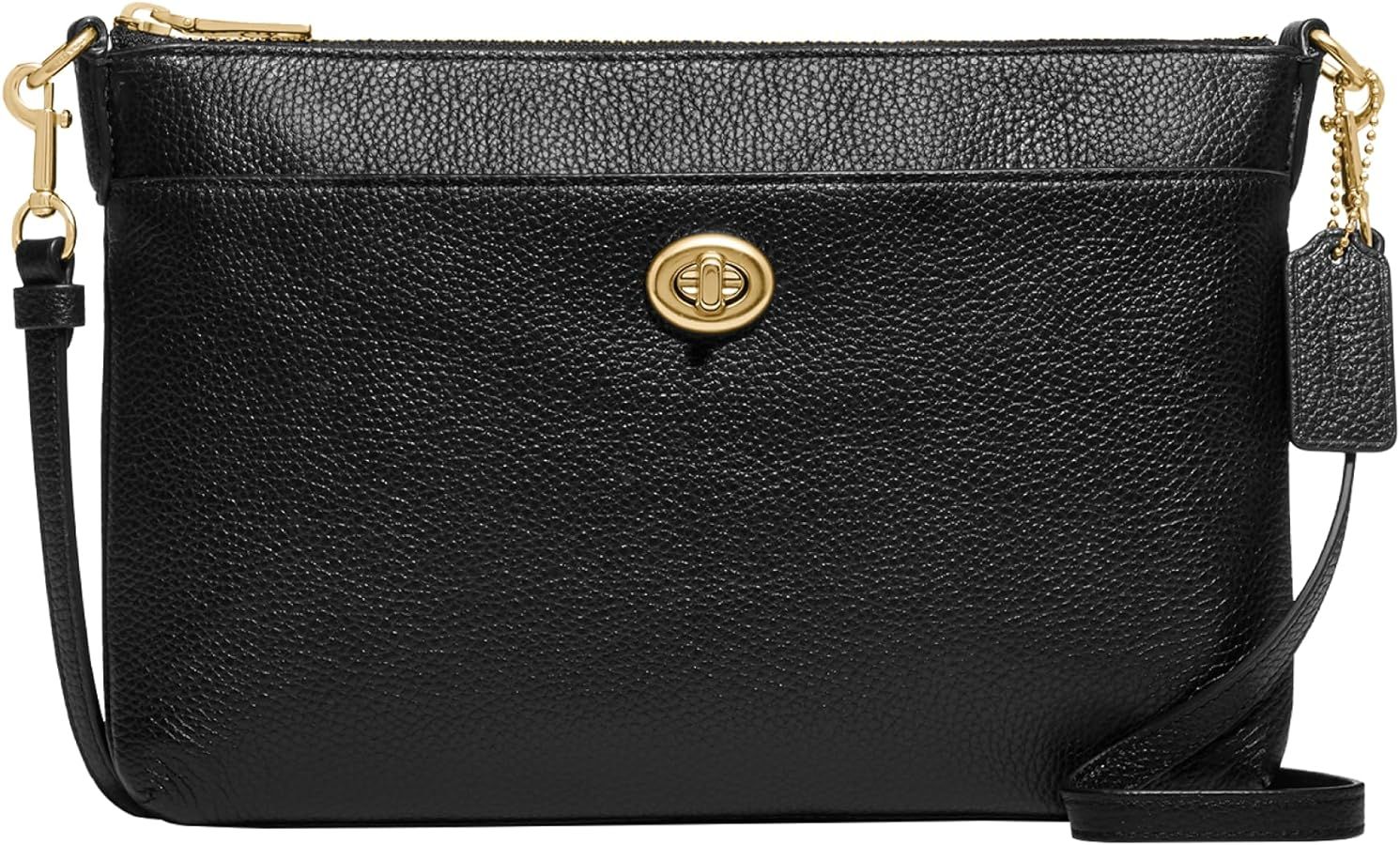 Coach Womens Excl Naw Polished Pebble Polly Crossbody | Amazon (US)