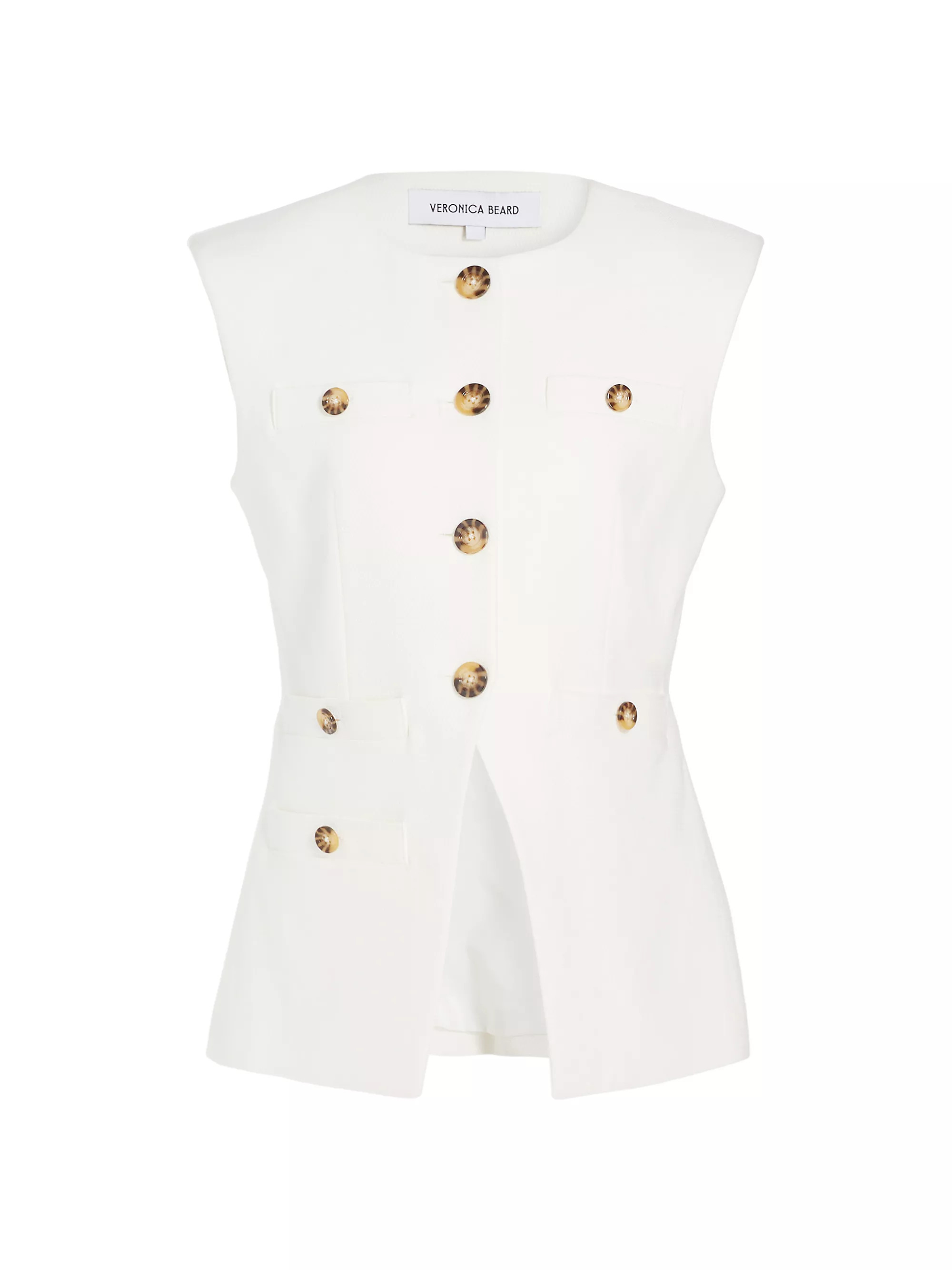 Tamara Tailored Cotton-Blend Vest | Saks Fifth Avenue