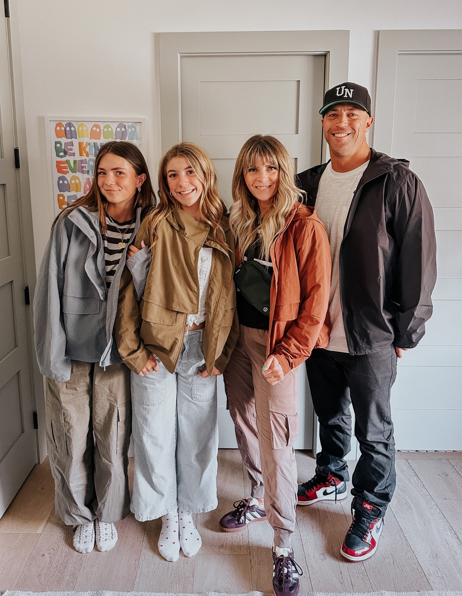 Size up in jackets 
We have on 10 & 12 in jackets. 
Size 8 fits but more cropped.

#lululemoncreator @lululemon #ad