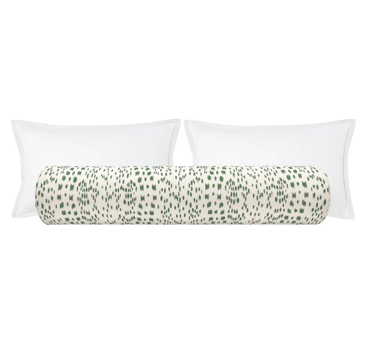 THE BOLSTER :: LES TOUCHES // GREEN | BRUNSCHWIG &amp; FILS | LITTLE DESIGN LLC