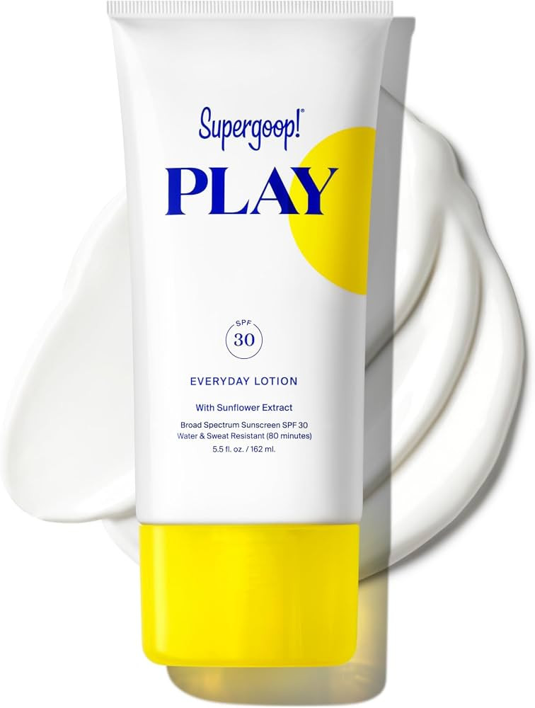 Supergoop! PLAY Everyday SPF 30 Lotion, 5.5 oz - Broad Spectrum Sunscreen for Sensitive Skin - Wa... | Amazon (US)