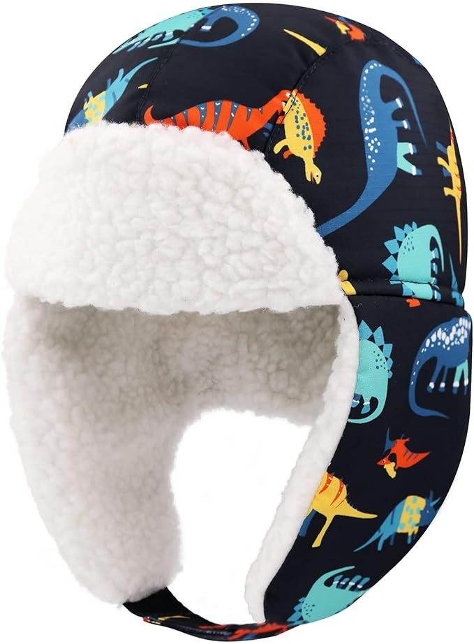 BAVST Winter Trapper Hat for Boys Girls Waterproof Warm Baby Toddler Ushanka Fleece Beanie Hats f... | Amazon (US)