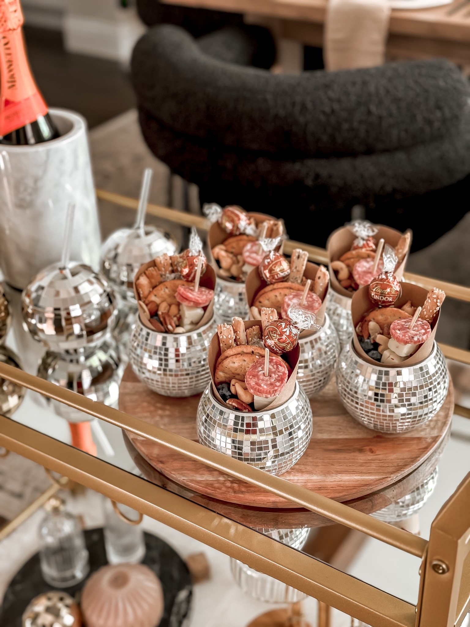 The cutest little disco ball cups! Perfect for parties, showers, brunches! These are glass and would be perfect for mini charcuterie or even as little vases or centerpieces! I used them last year for NYE and they were a huge hit!! 

#LTKSeasonal #LTKParties #LTKHome