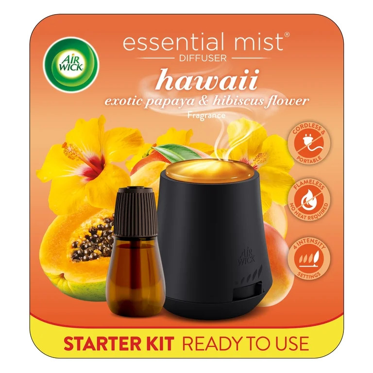 Air Wick Essential Mist Kit de Difusor de Ambientador de Aceite Perfumado, Papaya Exótica de Haw... | Walmart (US)