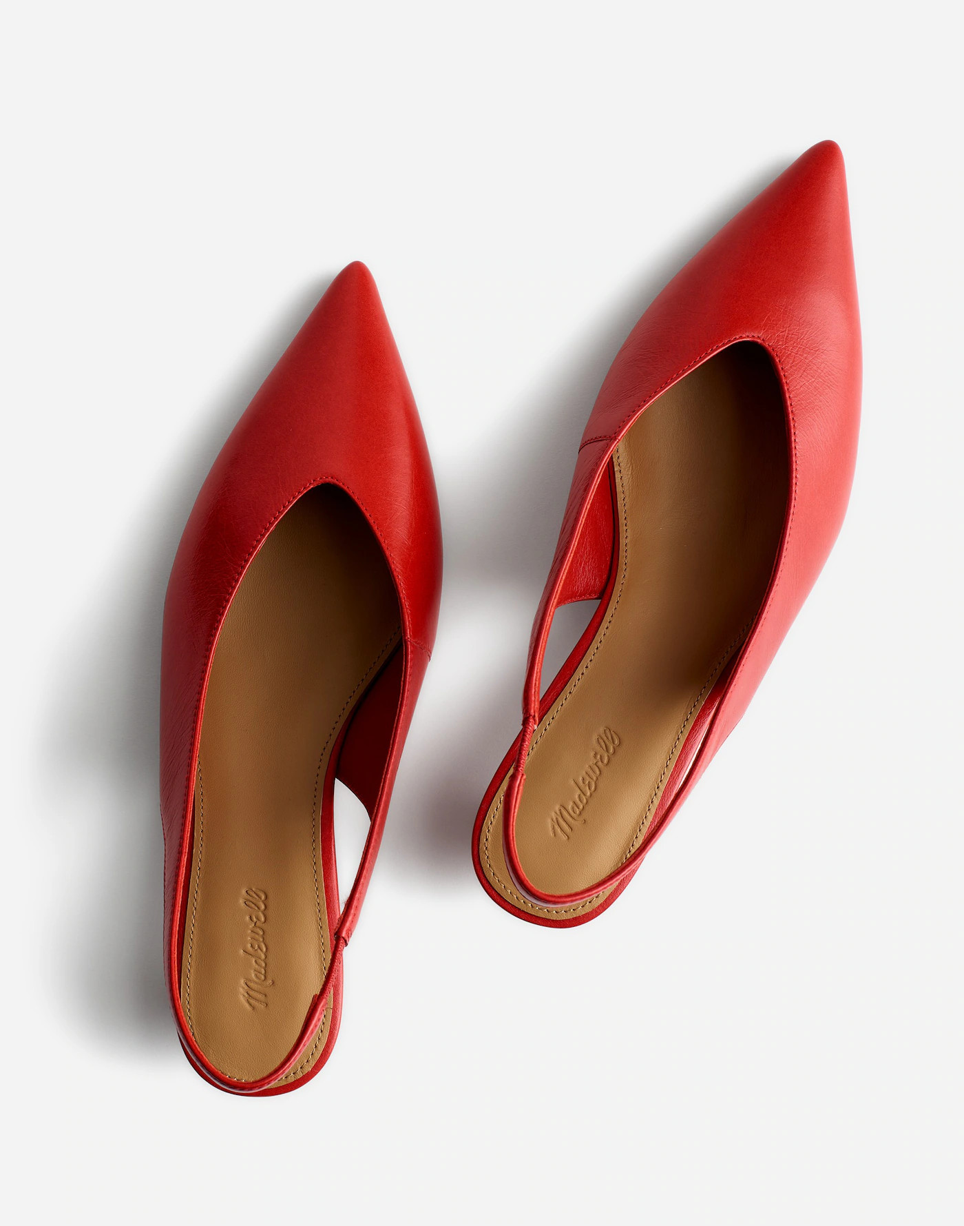 The Simone Kitten-Heel Slingback Pumps | Madewell | Madewell