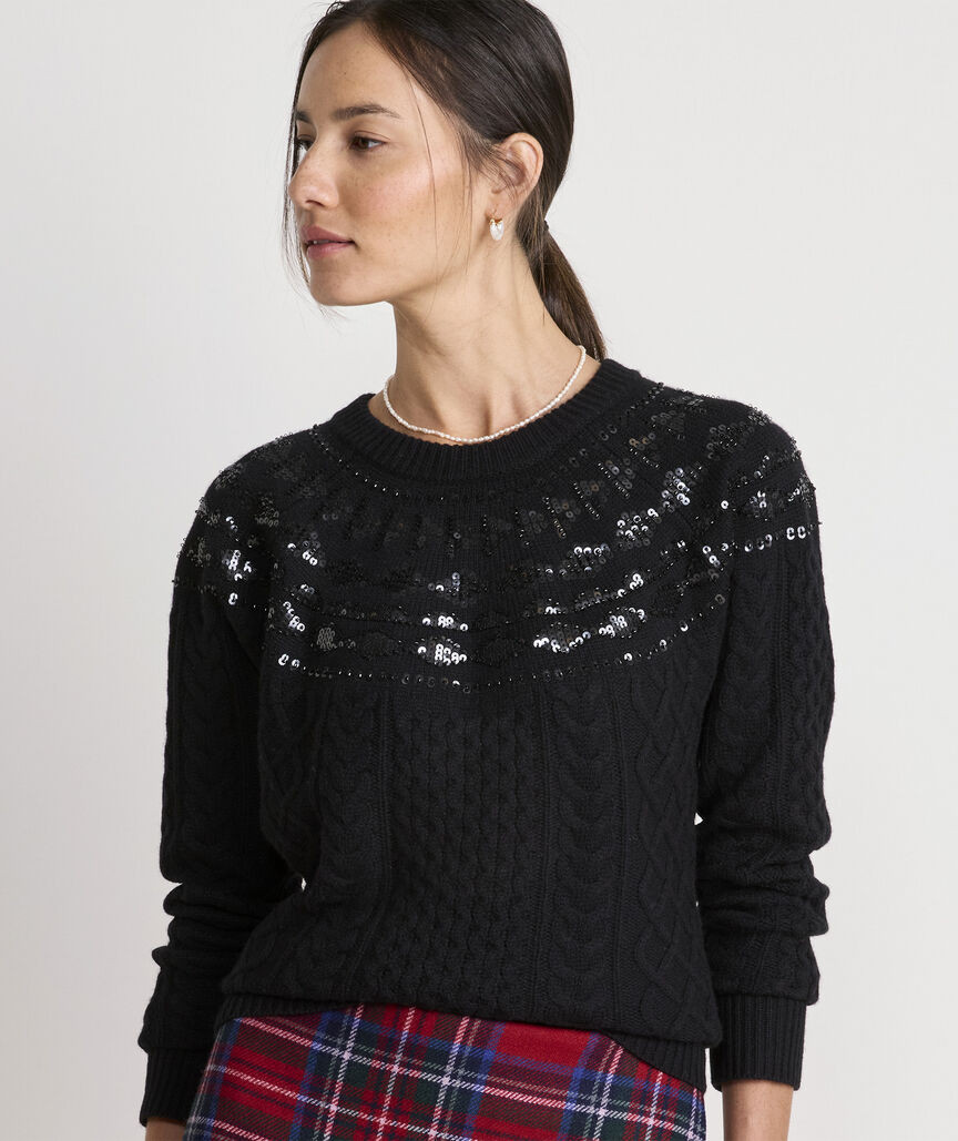 Fair Isle Shine Sweater | vineyard vines