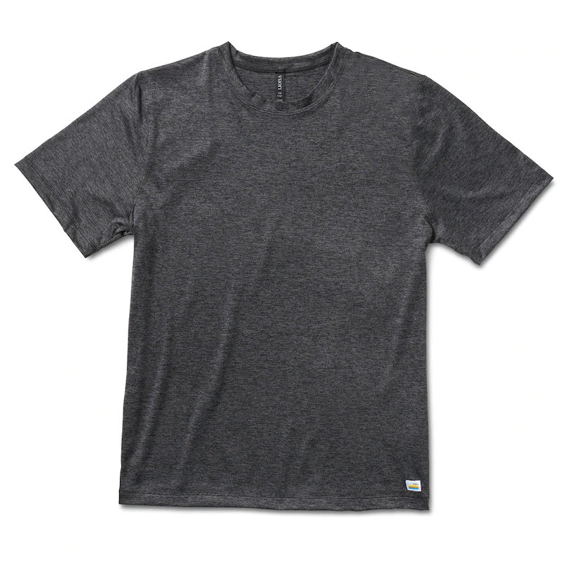 Strato Tech Tee | Charcoal Heather | Vuori Clothing (US & Canada)