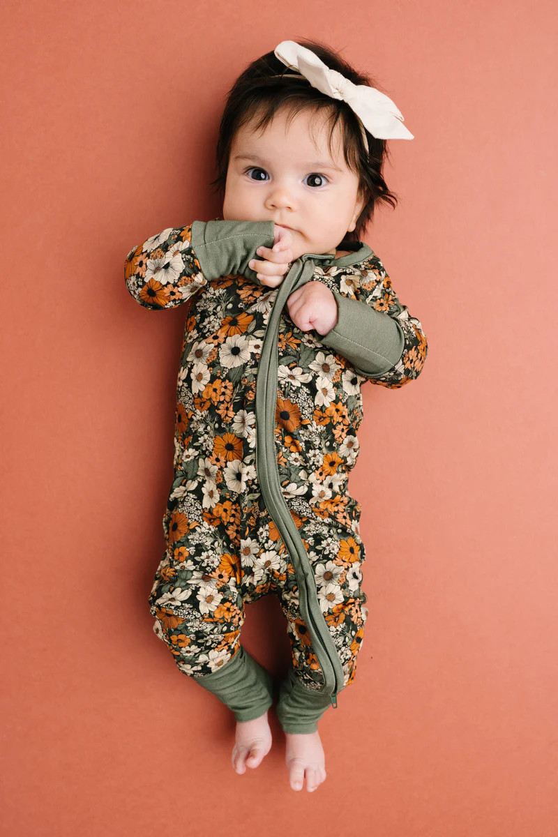 Rustic Blooms Bamboo Sleeper | Little One Shop Co