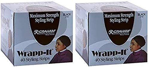 Wrapp-It Black Styling Strips (2 Pack) | Amazon (US)