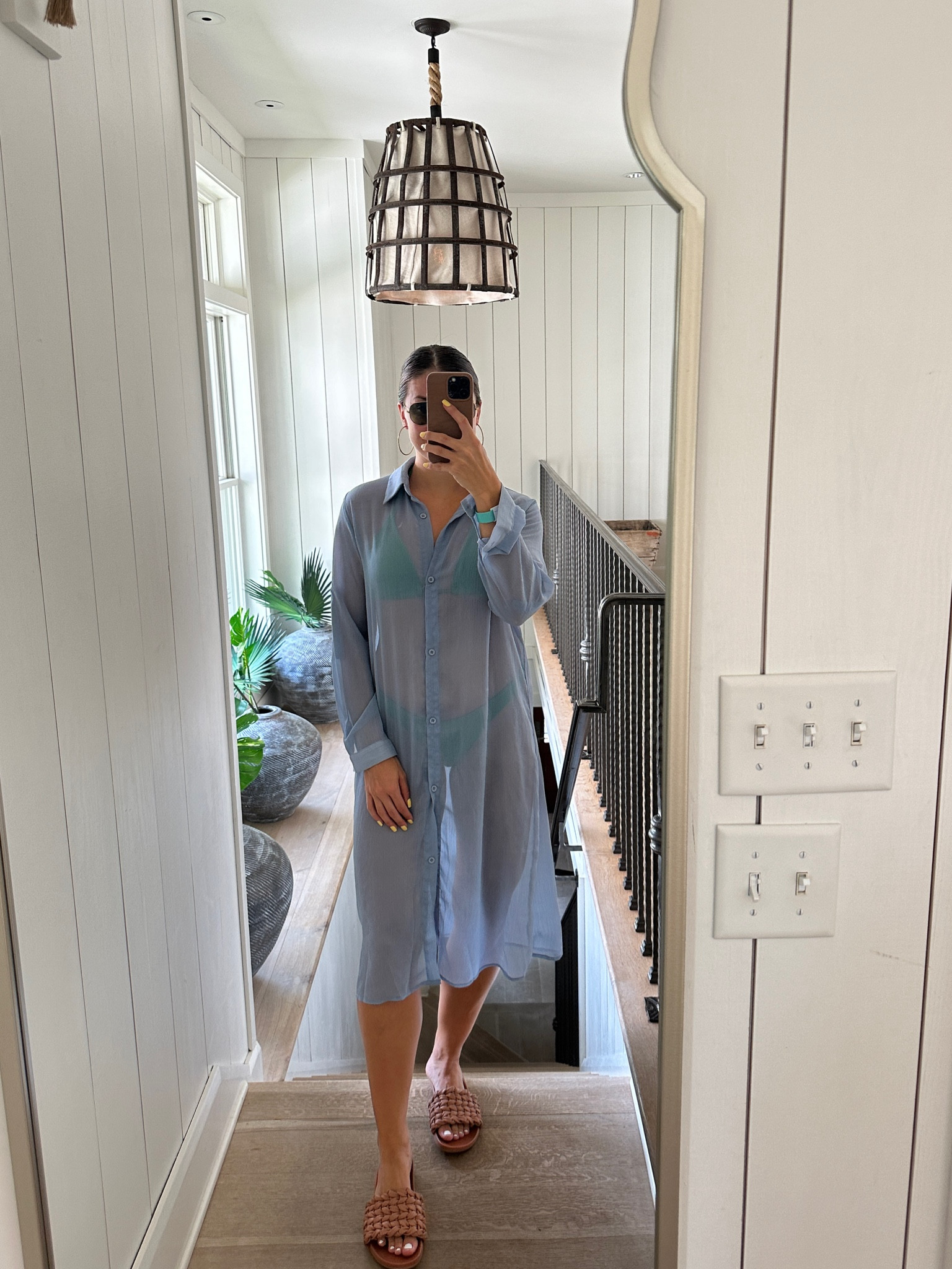 Shoes are old Target (2023), no longer available, but cover up is a go to of mine! 

Cover up colors and sizes are limited. Wearing a M for reference. It washes up so easily and doesn’t wrinkle! 