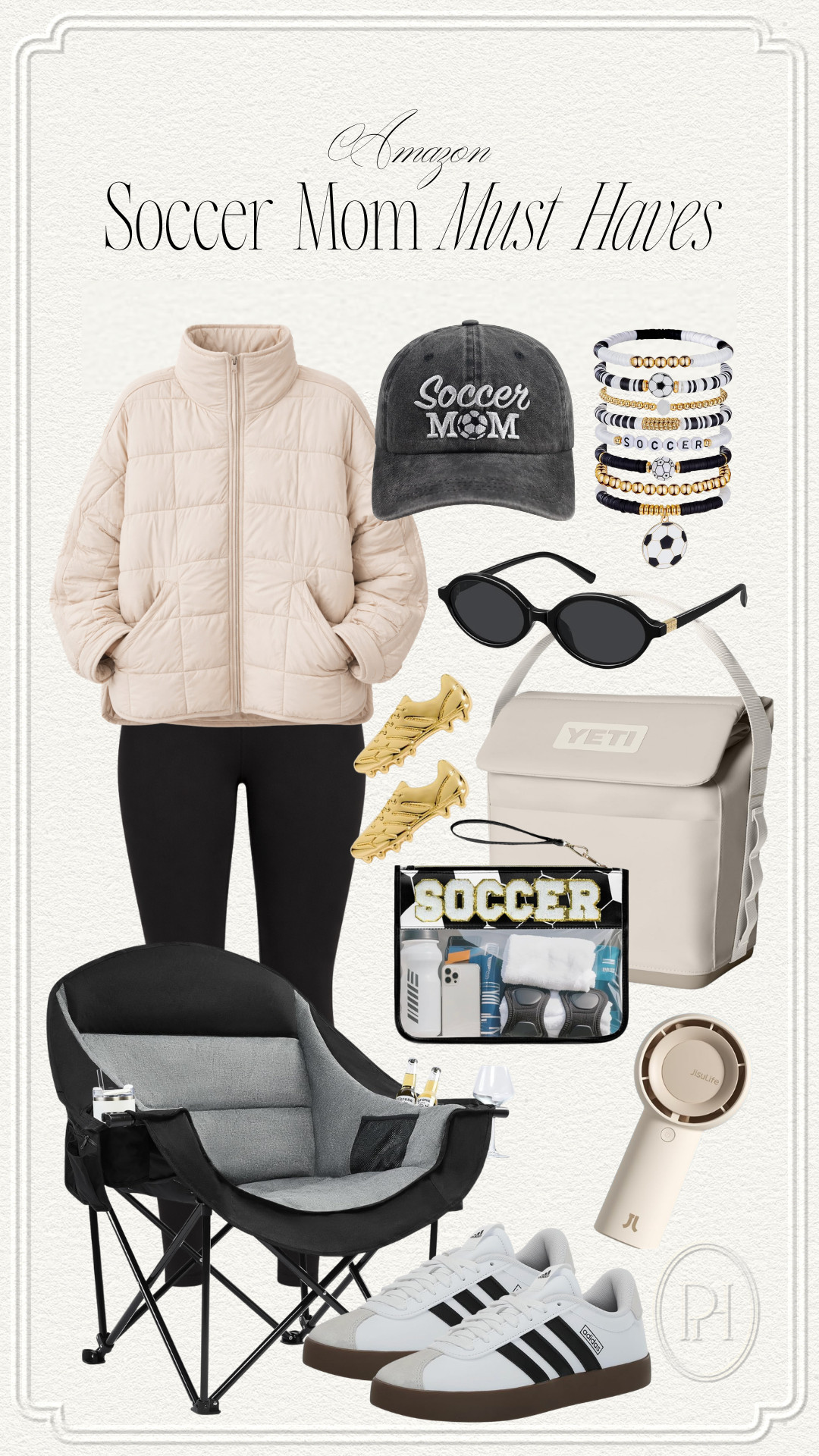 My top Amazon finds for spring soccer season!

Soccer mom essentials, black leggings, puffer jacket, lightweight coat, spring coat, Adidas sneakers, fashion sneakers, trainers, tennis shoes, soccer mom hat, black cap, soccer bracelet, soccer earrings, handheld fan, camping chair, heated chair, sideline essentials, soft cooler, oval sunglasses 

 #LTKdayinmylife #LTKgrwm #LTKmomlife