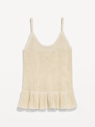 Metallic Peplum Tank Top | Old Navy (US)