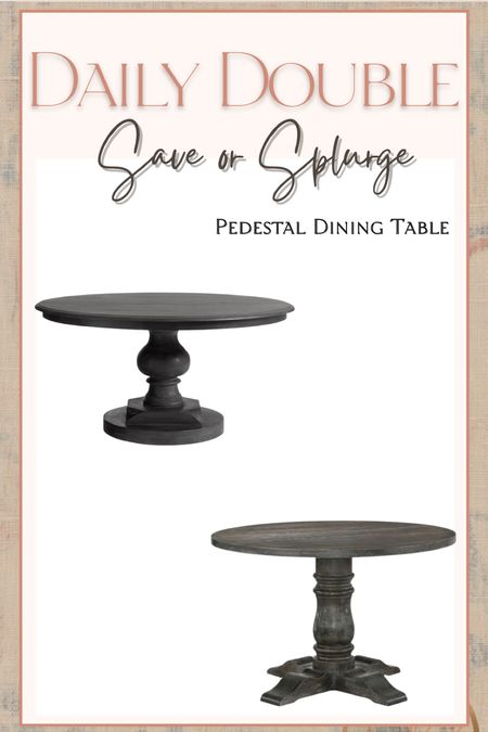 Daily Double pedestal dining table 

#LTKhome #LTKsalealert #LTKstyletip