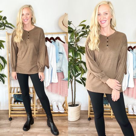 Soft Amazon Henley, feels almost like a sweater! Perfect for fall! 

#LTKHoliday #LTKunder50 #LTKSeasonal