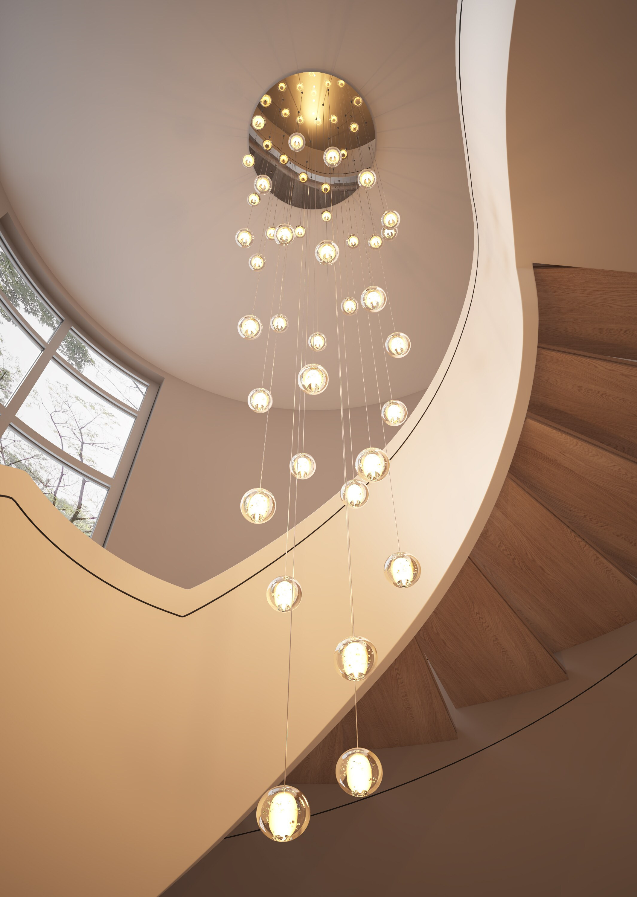 Aiwen 36 -Light Chrome Modern/contemporary Crystal For Use in Bedrooms, Dining Rooms, Foyers, Kitchens, Living Rooms Chandelier Stainless Steel | Lowe's